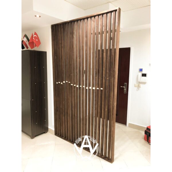 پاراوان چوبی ساده ثابت
