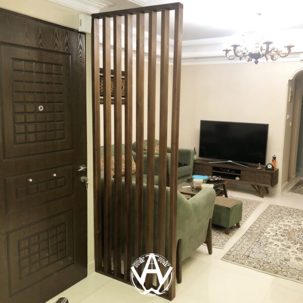 پاراوان چوبی ساده ثابت