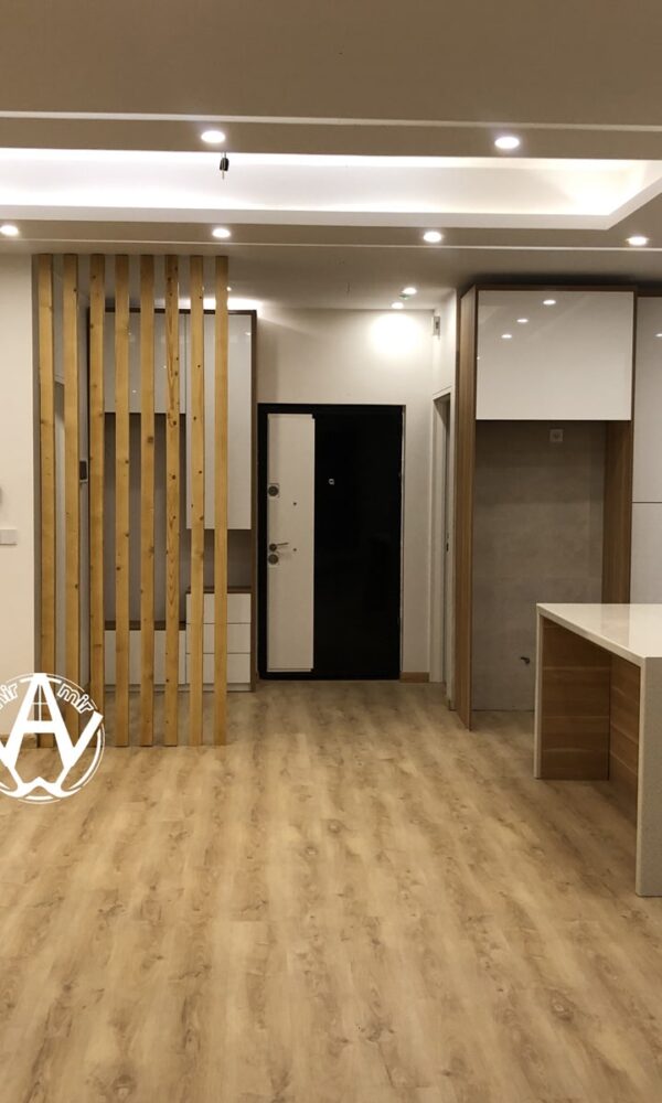 پارتیشن چوبی خانگی اجرا شده به صورت شاخه ای