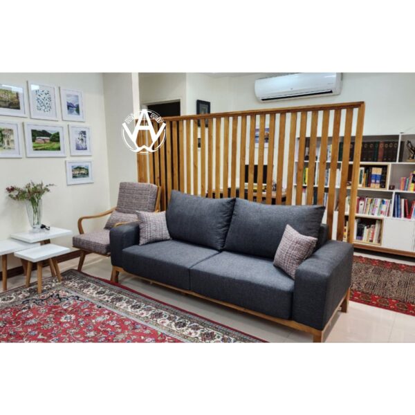 پارتیشن چوبی ساده و پاراوان چوبی باارتفاع کم