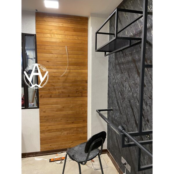 بازسازی ، طراحی و اجرای دکور برای مغازه کت شلوار فروشی