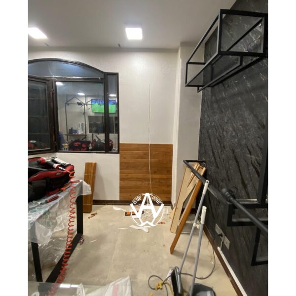 بازسازی ، طراحی و اجرای دکور برای مغازه کت شلوار فروشی