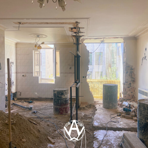 مراحل بازسازی آپارتمان و بازسازی واحد مسکونی