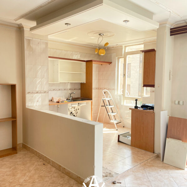 قبل از بازسازی واحد مسکونی و بازسازی آپارتمان