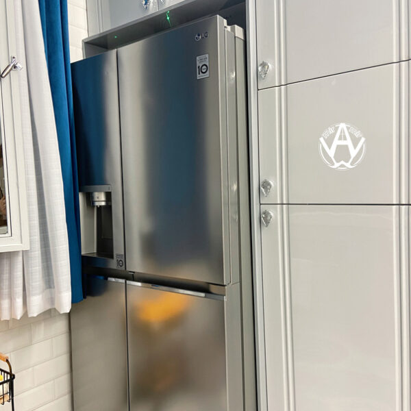 بازسازی آپارتمان و طراحی و اجرای کابینت آشپزخانه